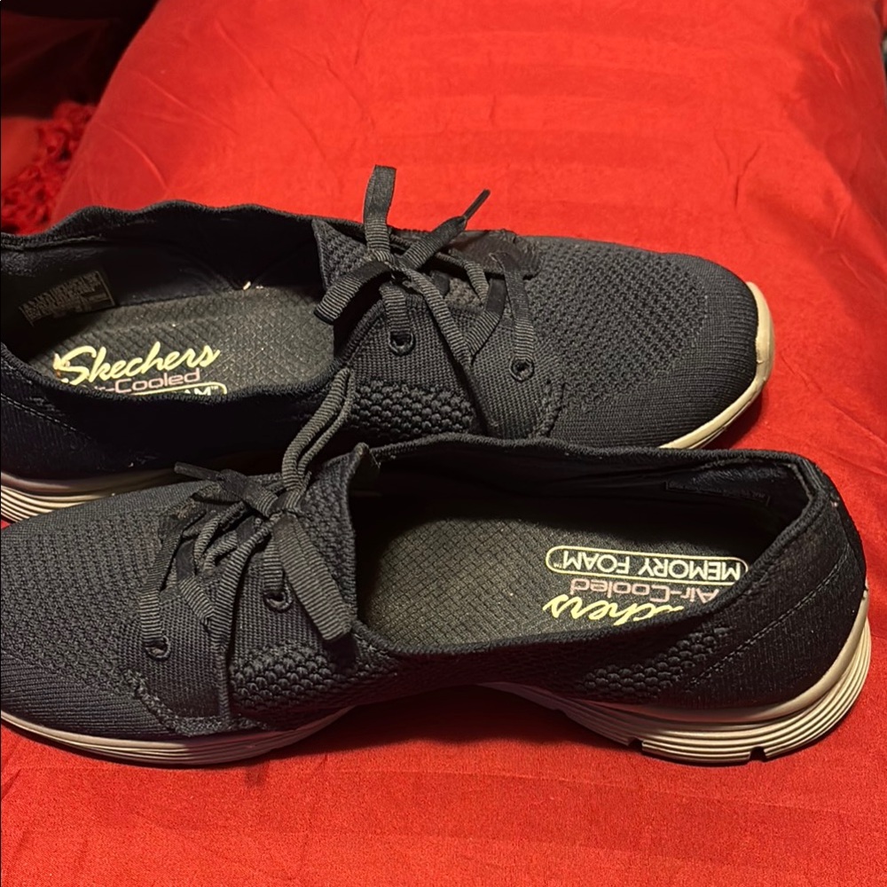 Skechers Navy Blue Comfort Sneakers